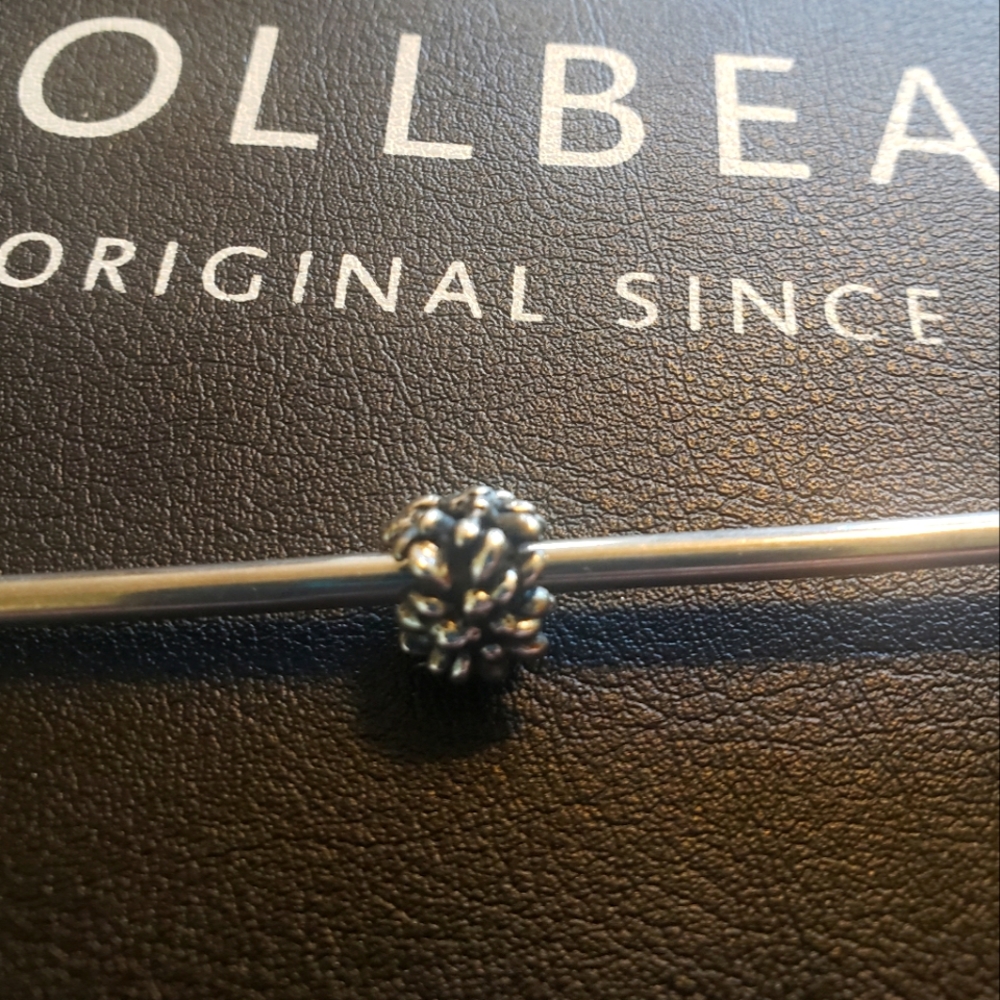 Trollbeads Silver Edelweiss bead